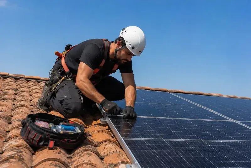 Maintenance et monitoring de panneaux solaires à Roquettes